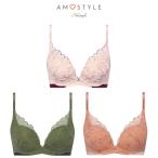 WEB限定セール (アモスタイル)AMOSTYLE 夢みるブラ ノンワイヤー ブラジャー イン ザ フォレスト(B,C,D,E,Fカップ) AMST1442 HU1 JX