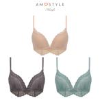 期間限定セール (アモスタイル)AMOSTYLE 夢みるブラ ノンワイヤー デイジーガーデン(E,Fカップ) AMST1477 HU JX