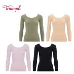 セール (トリンプ)Triumph あったかフィットインナー5370 8分袖トップ(LLサイズ) TR5370 Top(8)