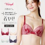 まとめ買い対象 セール16%OFF (トリンプ)Triumph 天使のブラ スリムライン614 ブラジャー(B,C,D,E,F,Gカップ) TR614 WHU