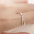 SV925 sterling серебряный Cross линия открытый кольцо 1 шт 