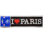 I LOVE PARIS стикер чёрный S размер в Японии не продается 