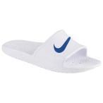 ショッピングナイキ サンダル ナイキ メンズ Nike Kawa Shower Slide サンダル スリッパ White/Blue Moon