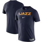 ナイキ メンズ Tシャツ Utah Jazz Nike Essential Practice Performance T-Shirt 半袖 Navy