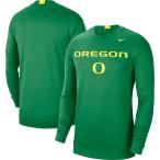 ショッピングナイキ tシャツ メンズ ナイキ メンズ Tシャツ 長袖 ロンT Oregon Ducks Nike 2021-22 Basketball Team Spotlight Performance Long Sleeve Top - Green
