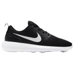 ショッピングサッカー スパイク ナイキ ナイキ キッズ ゴルフシューズ Nike Roshe G JR Golf Shoes GS - Black/Metallic White/White