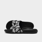 ナイキ メンズ サンダル Nike Victori One Print Slide Sandals - Black/White/Black
