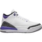 ジョーダン キッズ ジュニア バッシュ Jordan Kids' PS Air Jordan 3 Retro - White/Black/Purple 白 ホワイト バスケットシューズ ミニバス 子供 男の子 女の子
