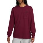 ショッピングナイキ tシャツ メンズ ナイキ メンズ Tシャツ 長袖 ロンT Nike Sportswear Premium Essentials Men's Long-Sleeve Pocket T-Shirt - Dark Beetroot