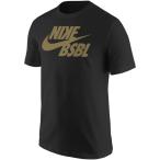 ナイキ メンズ 野球 Tシャツ Nike Mens BSBL Swoosh T-Shirt - Black