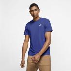 ショッピングナイキ tシャツ メンズ ナイキ メンズ Tシャツ Nike Embroidered Futura T-Shirt 半袖 Astronomy Blue/White