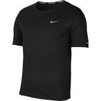 ナイキ メンズ Tシャツ Nike Dry Miler Short Sleeve Top 半袖 Black/Reflective Silver