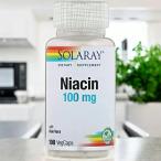 | бесплатная доставка |Solaray(so RaRe -) никотиновая кислота 100 шарик Niacin 100mg