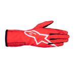  Alpine Stars Cart перчатка TECH-1 K RACE V2 PURE GLOVES красный / белый / wine red (3082)