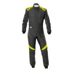 OMP костюм для гонок [FIA легализация ]FIRST EVO SUIT MY2025 FIA легализация (8856-2018 стандарт ) антрацит / флуоресценция желтый (184)