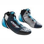 OMP рейсинг обувь [FIA легализация ] ONE EVO X R SHOES one evo X R обувь FIA легализация (8856-2018 стандарт ) темно-синий голубой / серебряный / Cyan (246)