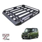 TT PRO стандартный товар универсальный сборка тип aluminium багажник на крыше cargo корзина выдерживаемая нагрузка 200kg 440LB черный Daihatsu Tanto вентилятор Cross LA650 LA660