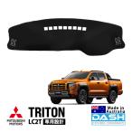 DASH COVER COMPANY正規品 三菱 トライトン LC2T 令和6年2月〜現行 GLS GSR ダッシュマット ダッシュボードマット ダッシュカバー ブラック