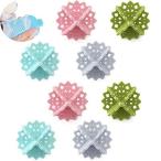 雪の華 洗濯ボール 8個セット 洗濯用品 洗濯機 ランドリー 絡み防止 からみ 洗濯 洗濯槽 清潔 洗濯グッズ 汚れ落とし 3〜5労働日に配
