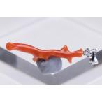 高知県土佐血赤珊瑚ペンダントトップ...