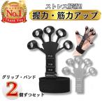 フィンガーパワー 2個 ハンドグリップ 握力トレーニング 強化器具 グッズ グリップ リハビリ ピアノ ギター