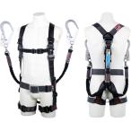 藤井電工 TSUYORON 飛燕ハーネス 胴ベルト付き ツインランヤード付き 伸縮式ノビロン BK ダークグレー Mサイズ TH-506-2NV93SV-OT-DG-M-2R23-BX ポイント10倍