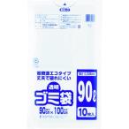 ワタナベ 透明ゴミ袋 再生原料タイプ 90L 10枚入 U-90 期間限定 ポイント10倍