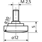マール 908H コンタクトプレート 球状 超硬 908H 期間限定 ポイント10倍