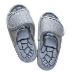 健康スリッパ からだにい岩 L 26~28cm グレー NF1517B80