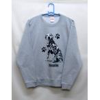 ショッピングダルメシアン ダルメシアン （P-08） スウェット トレーナー ラウンドネック 長袖 レディース メンズ ユニセックス 綿100% プルオーバー シンプル かわいい ペアルック 犬柄