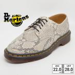 ドクターマーチン Dr.Martens 国内正規品 マーチン メンズ レディース ホール シューズ 30613 30613296 2046 5 EYE SHOE SAND+BLACK ヘビ柄