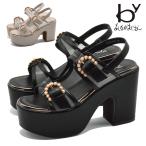 ショッピングあしながおじさん byあしながおじさん サンダル レディース 厚底ヒールアップチュールサンダル 8750445 2025SS