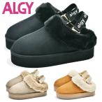 ALGY サンダル キッズ 3466 アルジー 2025秋冬 裏起毛 厚底 ストラップ付き ミュール