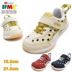 Yahoo! Yahoo!ショッピング(ヤフー ショッピング)イフミー IFME 靴 キッズ 子供靴ハート柄 30-0111 シーズントレンド SEASON TREND スニーカー マジックテープ