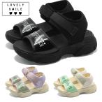 ラブリースマイル サンダル キッズ ラメ スポーツサンダル LS5020 Lovely smile 軽量