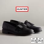 ハンター レインシューズ レディース リファインド ボウ ペニー ローファー WFF1096RMA HUNTER REFINED BOW PENNY LOAFER 完全防水 ハンドクラフト ラバー ゴム