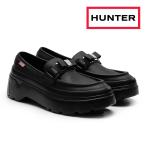 HUNTER リファインド エクスプローラー フラットフォーム メタル ボウ ローファー WFF3104LEA ハンター W REF EXPLORER FLATFORM METAL BOW
