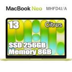 MacBook Neo 256GB SSD 8GB память Apple A18 Pro chip MHFD4J/A 13 дюймовый 6 core citrus Liquid Retina дисплей новый товар 13 type MHFD4JA Apple 