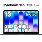 MacBook Neo 256GB SSD 8GB память Apple A18 Pro chip MHFF4J/A 13 дюймовый 6 core индиго Liquid Retina дисплей новый товар 13 type MHFF4JA Apple 