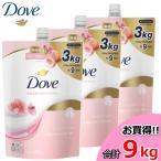 ショッピングボタニスト 大容量 Dove ダヴ ボディウォッシュ 9kg 詰め替え 用 ピーチ＆スイートピー 詰替え 詰め替え用 ボディソープ 9000g ダヴボディウォッシュ 3kg ×3