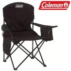 ショッピングアウトドア用品 アウトドアチェア Coleman クーラー付きチェア COOLER QUAD CHAIR ドリンクホルダー クーラークアッドチェア キャンプ 折り畳み 椅子 コールマン ブラック