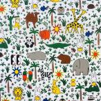  ткань Miffy × Liberty * ткань sZoology( Zoo roji-) DC35975-TDD-26AT( белый )tana заем LIBERTYFABRICS 50cm единица измерения 