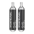 【メーカー純正品】【正規代理店品】トピーク(TOPEAK) 25g ネジ付 CO2 カートリッジ 2本セット「爆買」