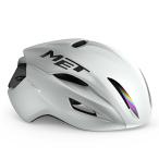 【メーカー純正品】【正規代理店品】MET(メット) ヘルメット MET MANTA MIPS White Holographic/Glossy (Mサイズ)「爆買」