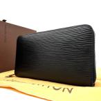 LOUIS VUITTON ルイヴィトン ジッピー・オーガナイザー エピ ノワール M60632 長財布 ラウンドジップ 黒 レザー 本革 メンズ レディース