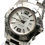 LONGINES ロンジン 腕時計 ハイドロコンクエスト クォーツ ビジネス 高級モデル ユニセックス シルバー ホワイト 極美品 稼働品 正規品