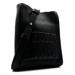 ショッピングサコッシュ Paul Smith ポールスミス ショルダーバッグ サコッシュ メンズ レディース レザー ブラック マルチカラー 斜め掛け クロスボディ ロゴ型押