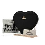 ショッピングVivienne Vivienne Westwood ヴィヴィアンウエストウッド ハートショルダーバッグ オーブ レザー チェーン レディース ブラック