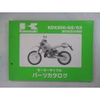 KDX200SR список запасных частей Kawasaki стандартный б/у мотоцикл сервисная книжка *90~91 KDX200-G2 KDX200-G3 TP техосмотр "shaken" каталог запчастей сервисная книжка 94