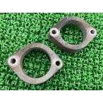 ZZ-R250 фланцы глушителя K247 Kawasaki оригинальный б/у мотоцикл детали EX250H 2 шт. комплект нет трещин нехватка товара редкий товар техосмотр "shaken" Genuine 99